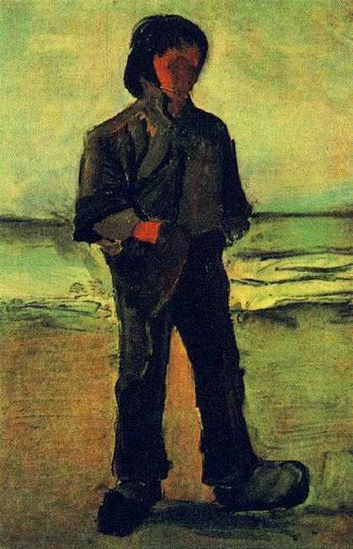  211-Vincent van Gogh-Pescatore sulla spiaggia - Kröller-Müller Museum, Otterlo 
